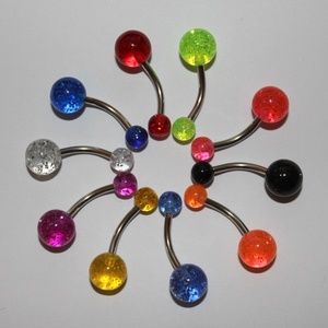Pack 6: 10 BRAND NEW Navel / Belly Button Rings